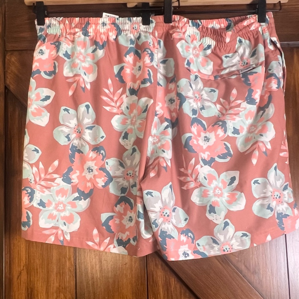 Columbia PFG Pink Floral Swim Board Shorts with‎ Mesh Lining Mens XXL